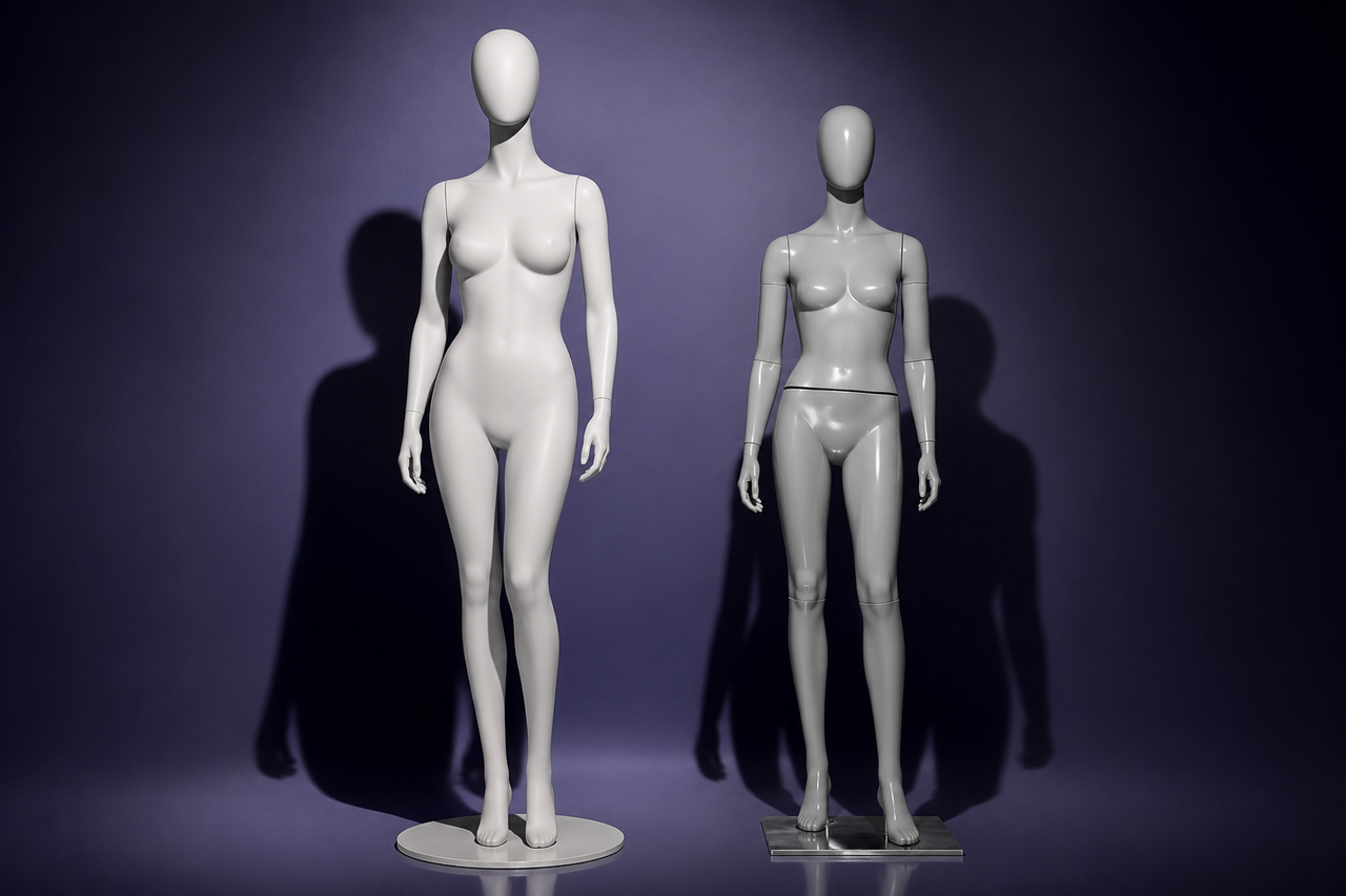 Fiberglass vs. Plastic Mannequins: Which Is Right for Your Store?
