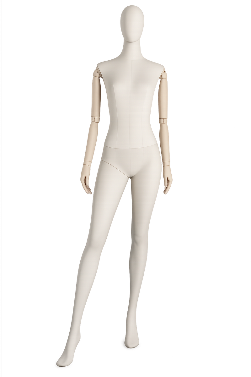 AMOY female full-body flexible / poseable mannequin (FW-01) | مانيكان نسائي كامل الجسم مرن وقابل للتحريك من آموي