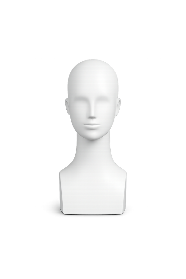 AMOY female head & shoulders display form (FH-01) | مجسم عرض رأس وأكتاف نسائي من آموي