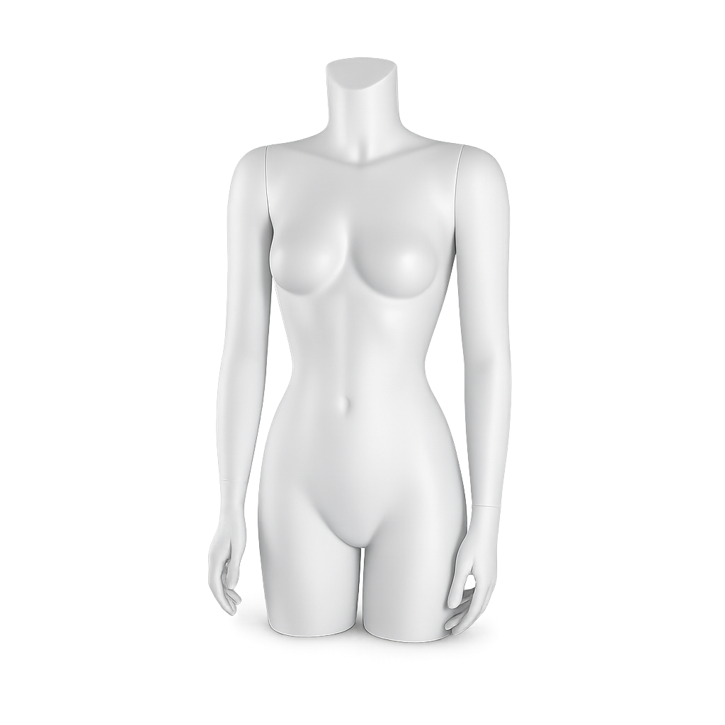 AMOY female torso & legs display form (FQ-02) | مجسم عرض جذع وأرجل نسائي من آموي