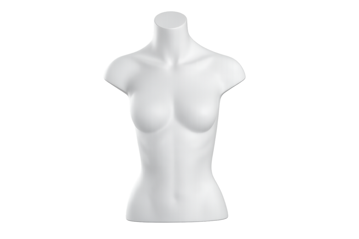 AMOY female torso display form (FQ-03) | مجسم عرض جذع نسائي من آموي