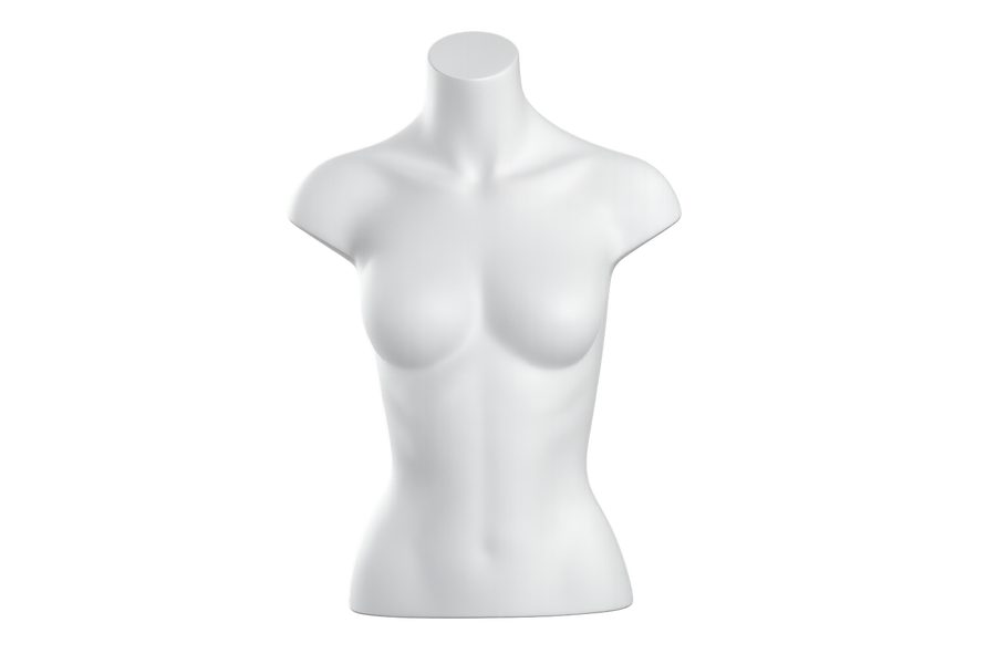 AMOY female torso display form (FQ-03) | مجسم عرض جذع نسائي من آموي