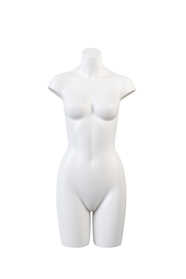 AMOY female torso display form with shoulders (FQ-01) | مجسم عرض جذع نسائي مع أكتاف من آموي