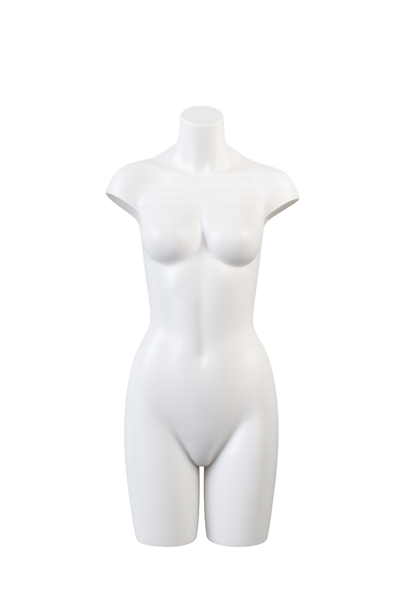 AMOY female torso display form with shoulders (FQ-01) | مجسم عرض جذع نسائي مع أكتاف من آموي