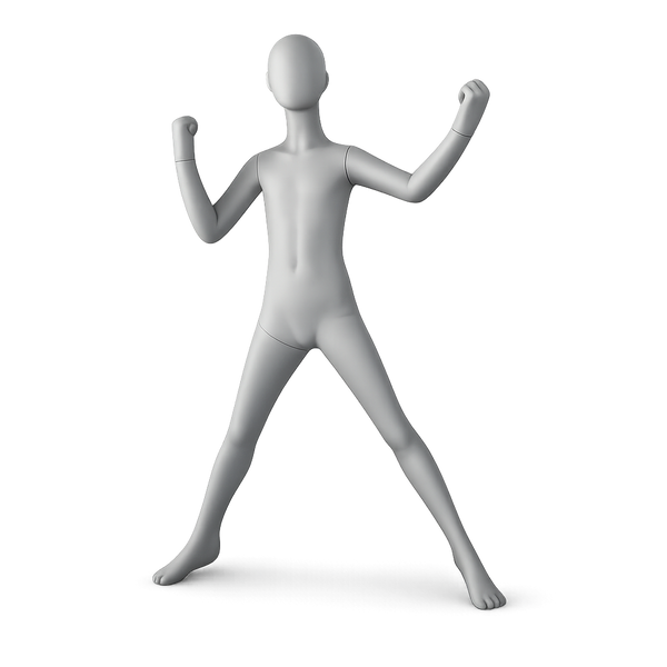 Kids Full-Body Mannequin – Child Sport Pose (KS-01)