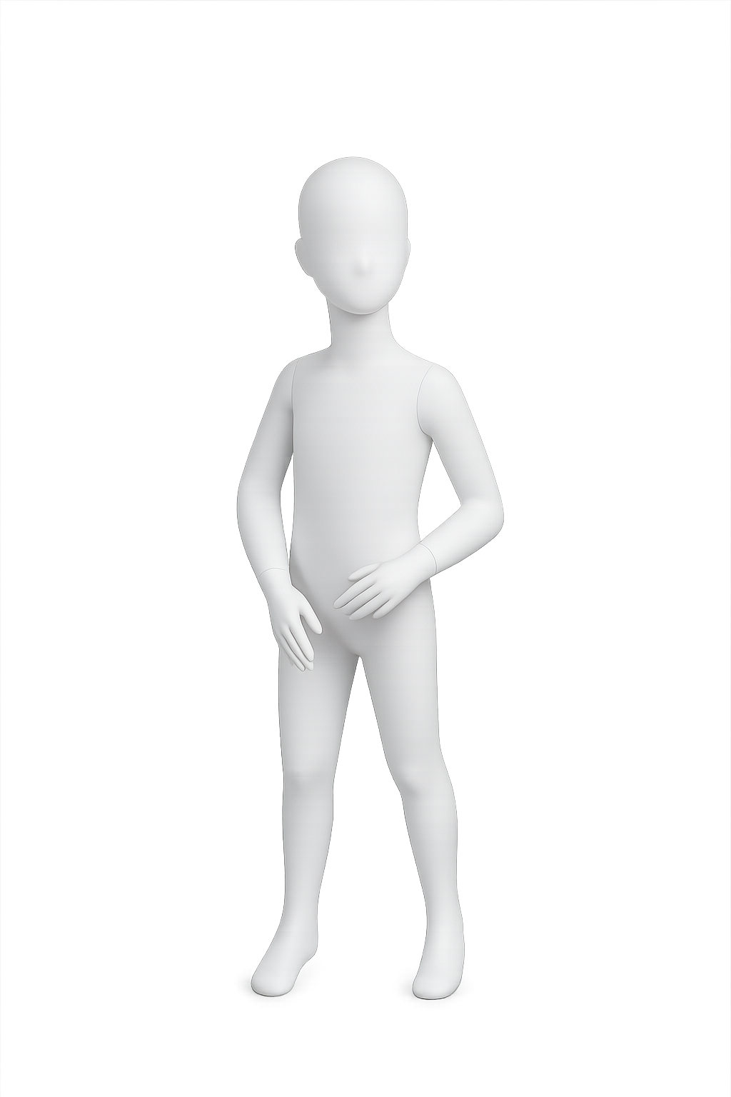 AMOY kids full-body child mannequin, standing pose (KA-01) | مانيكان أطفال كامل الجسم بوضعية وقوف من آموي