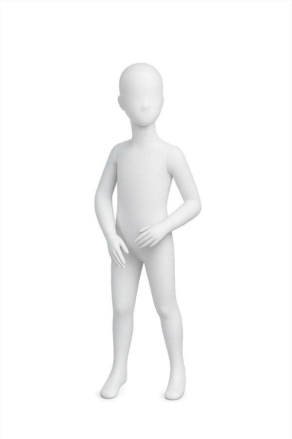 Kids Full-Body Mannequin – Child Standing Pose (KA-01)