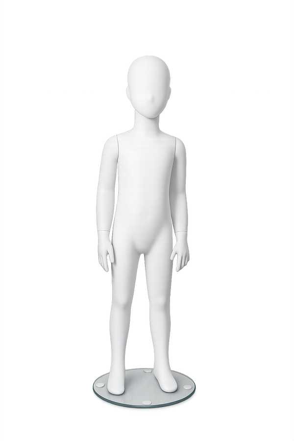 Kids Full-Body Mannequin – Child Standing Pose (KA-02)