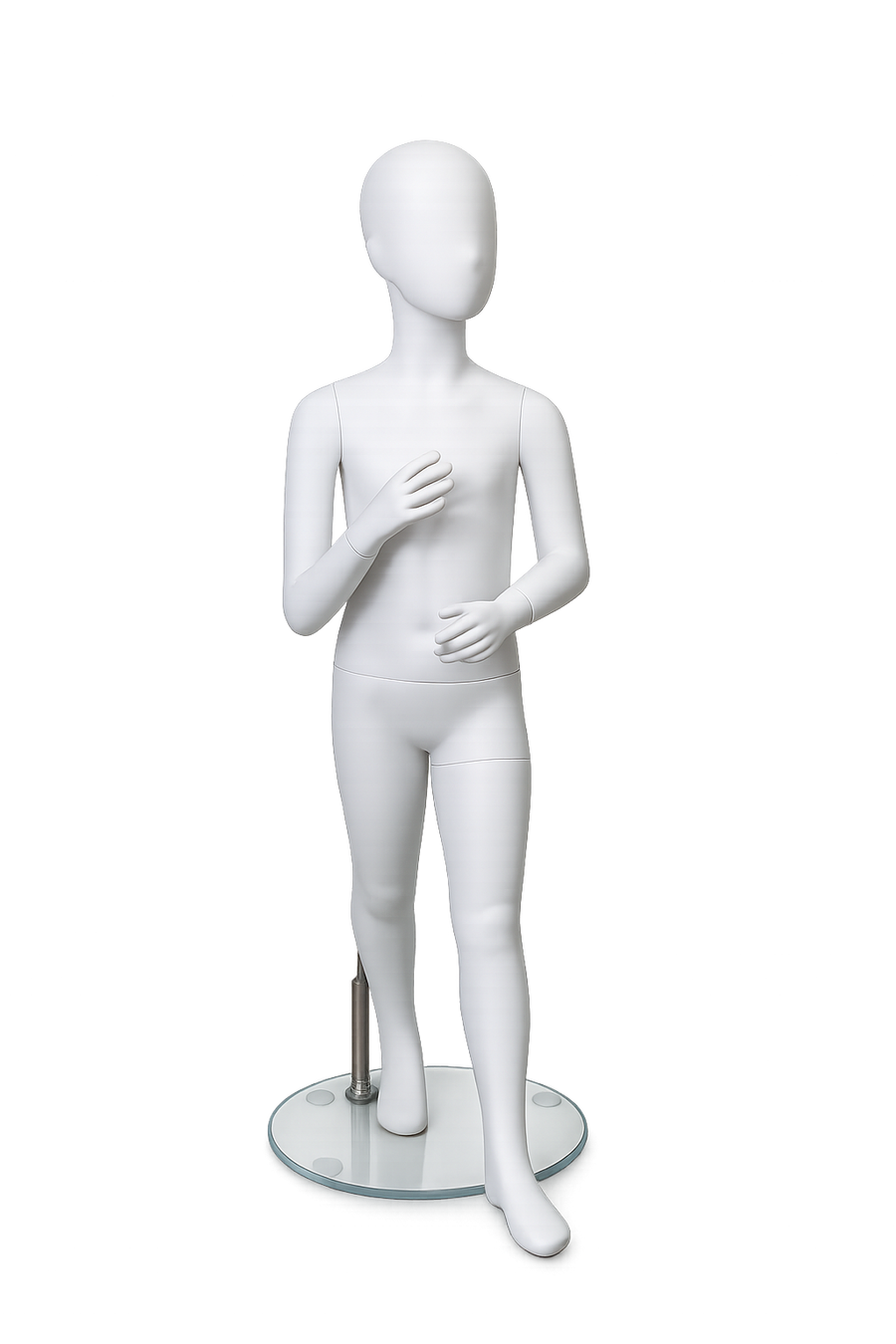 AMOY kids full-body child mannequin, standing pose (KA-06) | مانيكان أطفال كامل الجسم بوضعية وقوف من آموي
