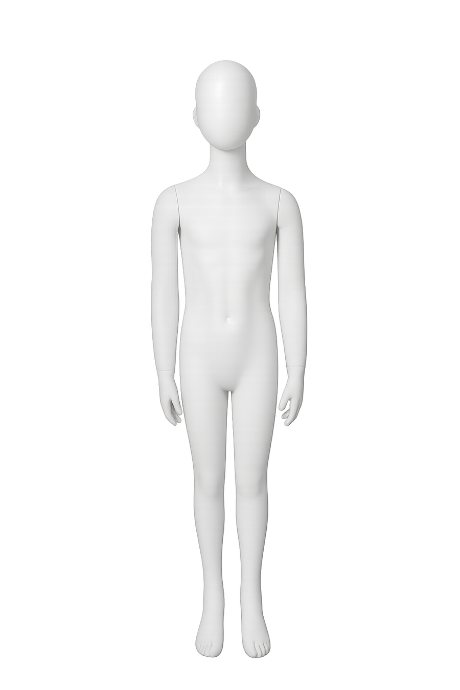 AMOY kids full-body mannequin, standard child pose (KN-01) | مانيكان أطفال كامل الجسم بوضعية قياسية من آموي